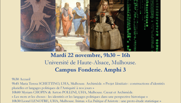 Journée d’étude : “Les mots et les choses : Antiquité, Humanisme et ère numérique” – 22 novembre 2022, Mulhouse