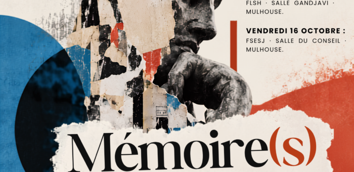 Colloque junior « Mémoire(s) » – 15 & 16 octobre 2026