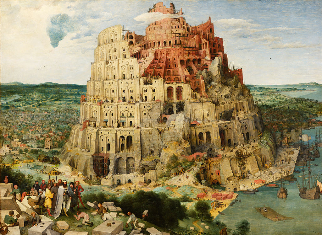 Pieter Brueghel l'ancien, La Tour de Babel, 1563, Kuntshistorisches Museum Wien
